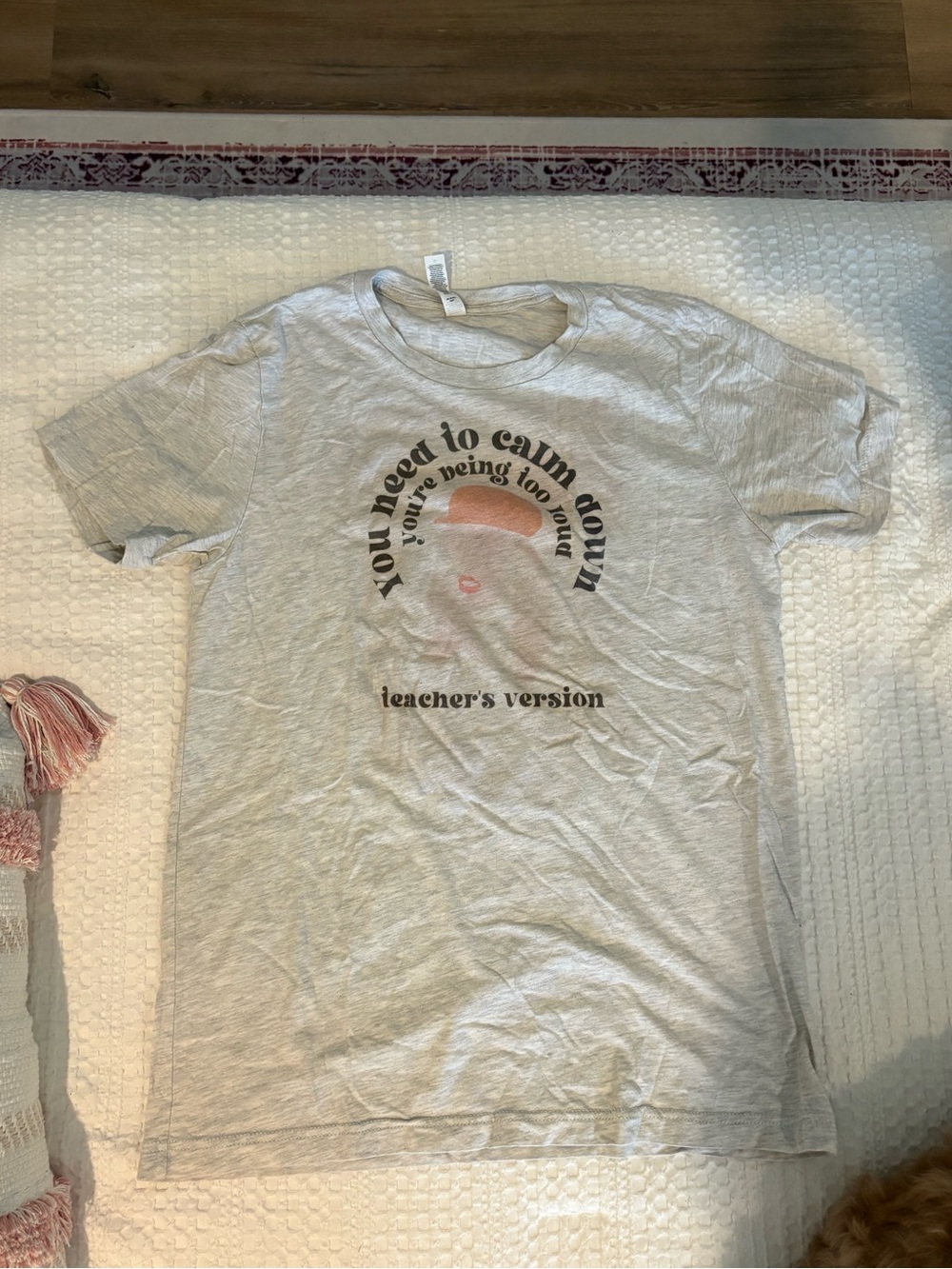 Teacher's Version Graphic Tee - Light Gray